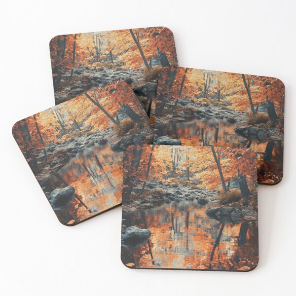 Item preview, Vintage Autumn Forest Scene designed and sold by MargaretWiktor.