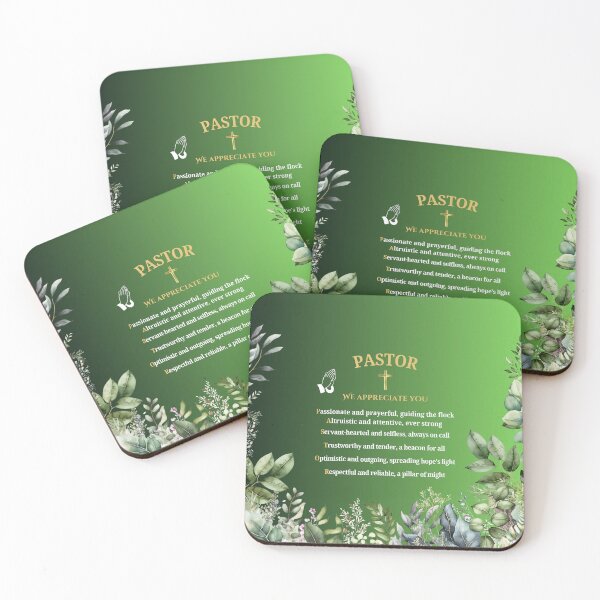 Item preview, Pastor POEM Appreciation Gift - Greenery Red - Ordination Anniversary Birthday Christmas Retirement designed and sold by Heritage Hive Studio.
