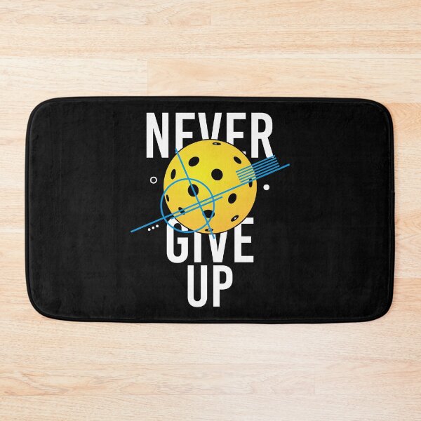 Item preview, Pickleball, never give up   designed and sold by YoshiArtDesign.