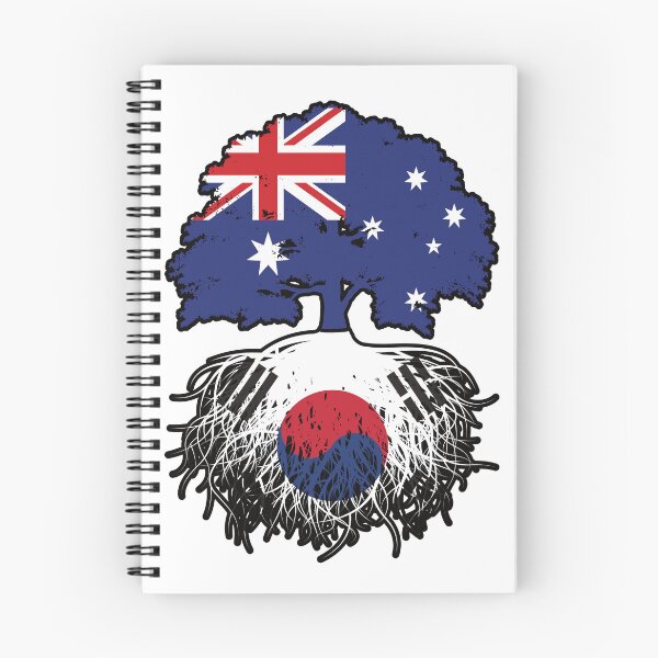 Item preview, South Korea South Korean Australian Australia Tree Roots Flag designed and sold by FlagX.