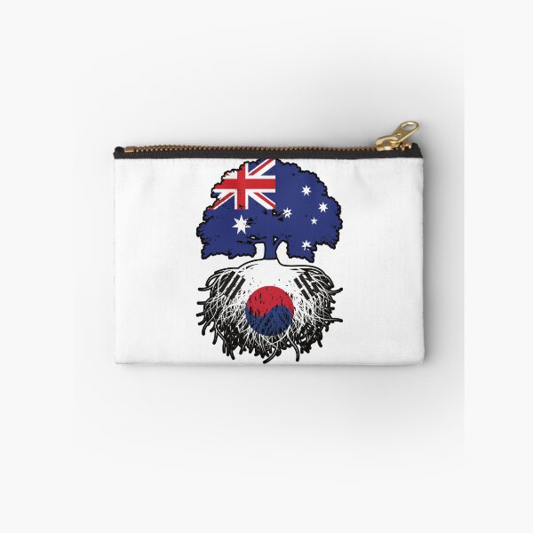 Item preview, South Korea South Korean Australian Australia Tree Roots Flag designed and sold by FlagX.