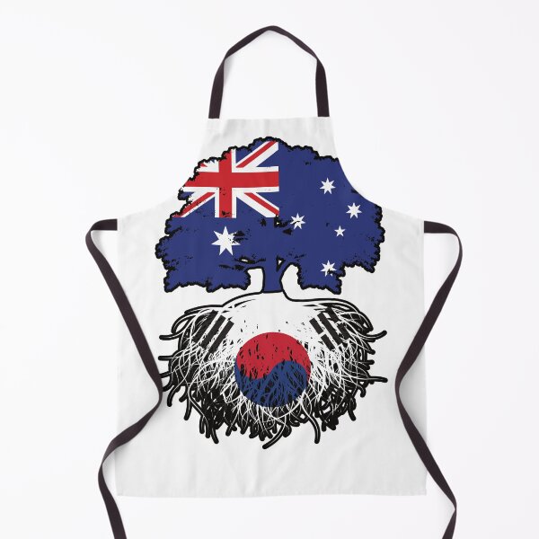 Item preview, South Korea South Korean Australian Australia Tree Roots Flag designed and sold by FlagX.