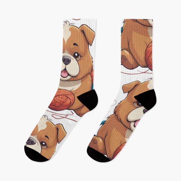 Item preview, Adorable Chubby Dog Illustration - Cute and Playful Design designed and sold by Icenutikul1122.