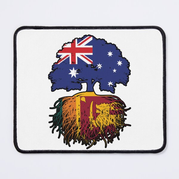 Item preview, Sri Lanka Sri Lankan Australian Australia Tree Roots Flag designed and sold by FlagX.