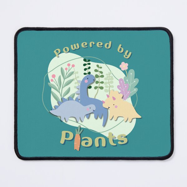 Item preview, Powered by Plants – Adorable Dinosaur Plant-Lovers Design designed and sold by manojoly.