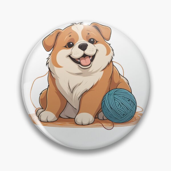 Artikelvorschau, Entzückende mollige Hundeillustration - süßes und verspieltes Design entworfen und verkauft von Icenutikul1122.