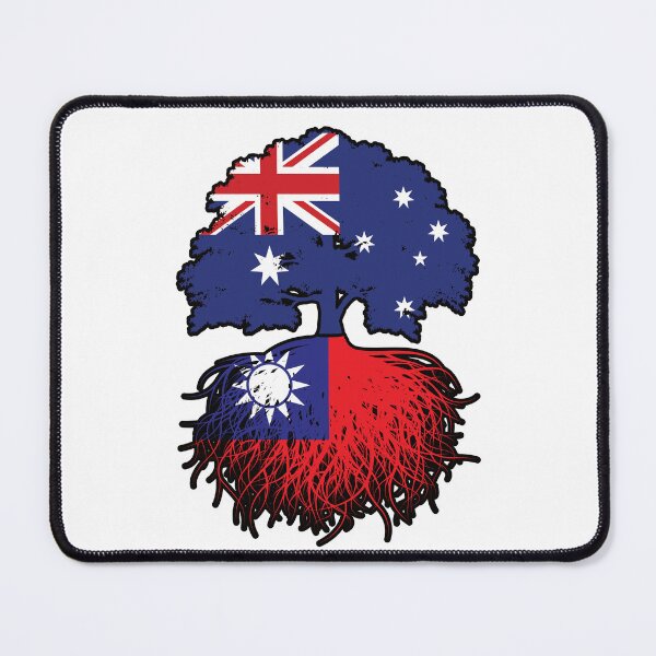 Item preview, Taiwan Taiwanese Australian Australia Tree Roots Flag designed and sold by FlagX.