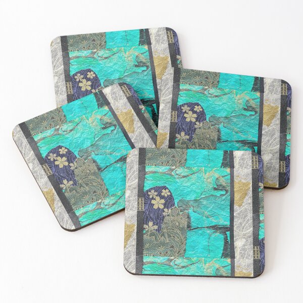 Item preview, Green, Blue and Gold  designed and sold by Connection and Healing Through Art.