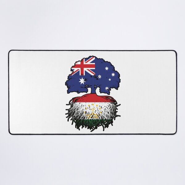 Item preview, Tajikistan Tajikistani Australian Australia Tree Roots Flag designed and sold by FlagX.