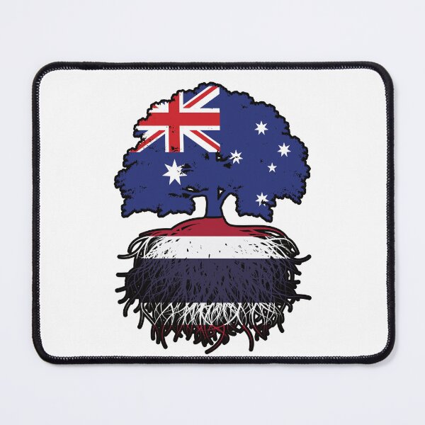 Item preview, Thailand Thai Australian Australia Tree Roots Flag designed and sold by FlagX.