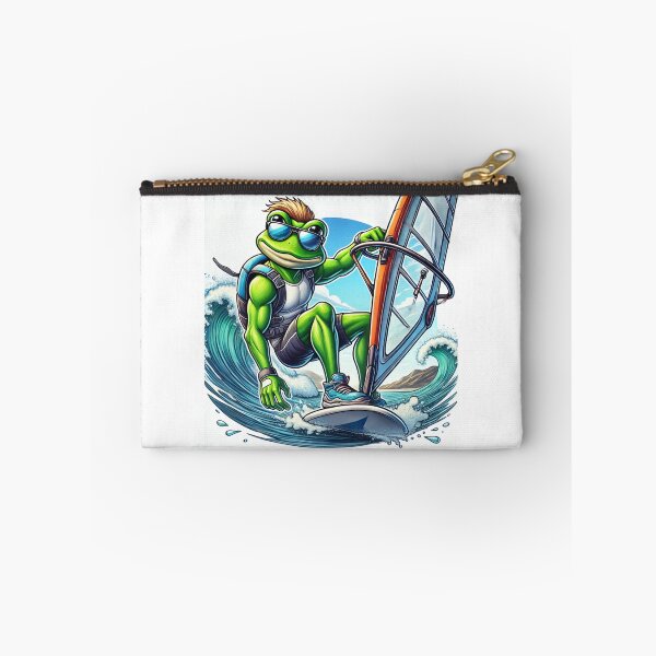Item preview, Rana haciendo windsurf designed and sold by LoveSports101.