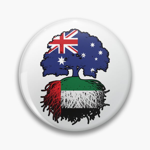 Item preview, United Arab Emirates Emirati Australian Australia Tree Roots Flag designed and sold by FlagX.