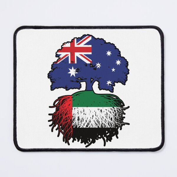 Item preview, United Arab Emirates Emirati Australian Australia Tree Roots Flag designed and sold by FlagX.