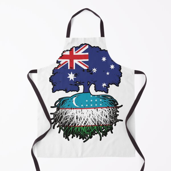 Item preview, Uzbekistan Uzbekistani Australian Australia Tree Roots Flag designed and sold by FlagX.