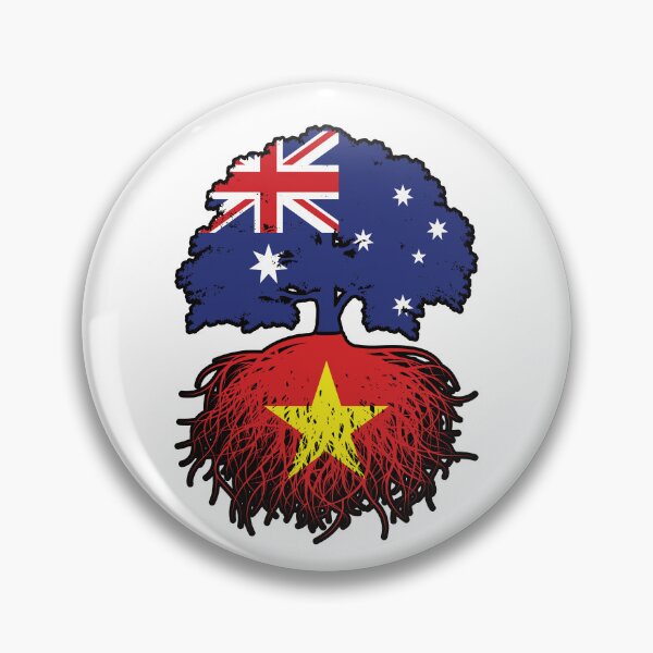 Item preview, Vietnam Vietnamese Australian Australia Tree Roots Flag designed and sold by FlagX.