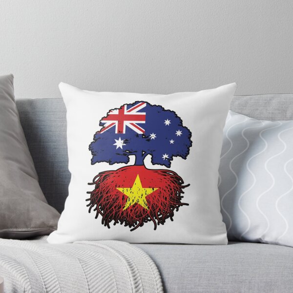 Item preview, Vietnam Vietnamese Australian Australia Tree Roots Flag designed and sold by FlagX.