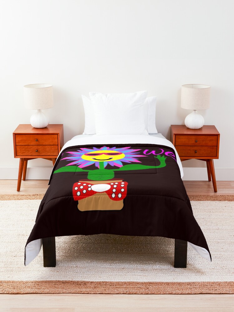 Alternate view of Flower Power, power of the flower Comforter