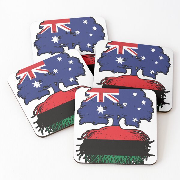 Item preview, Africa African Australian Australia Tree Roots Flag designed and sold by FlagX.