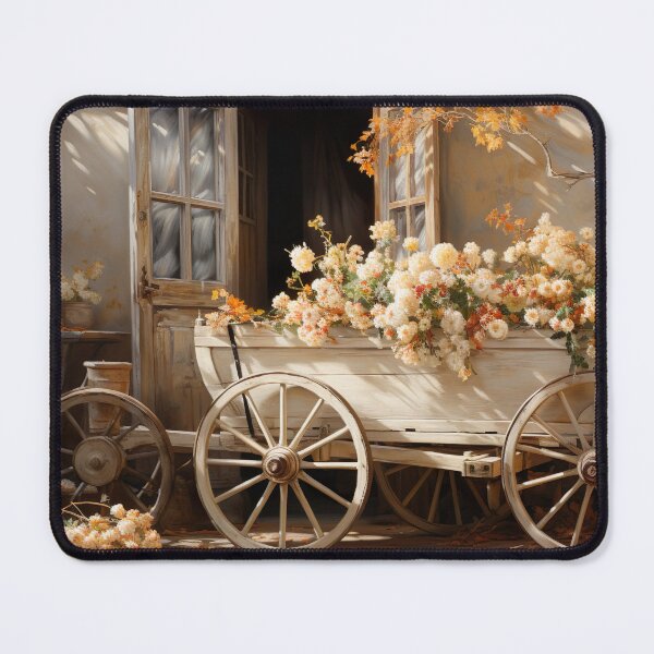 Item preview, Farmhouse - Wagon Full Of Flowers designed and sold by KootenayDesigns.