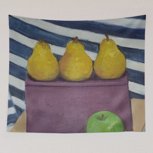 Item preview, Three Pears Oil Painting designed and sold by MNKARTS.