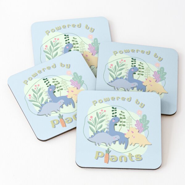 Item preview, Powered by Plants – Adorable Dinosaur Plant-Lovers Design designed and sold by manojoly.