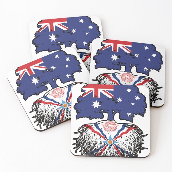 Item preview, Assyria Assyrian Australian Australia Tree Roots Flag designed and sold by FlagX.
