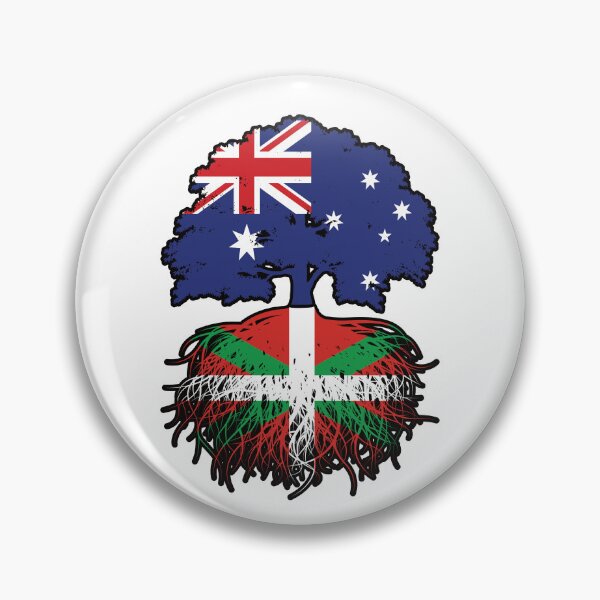Item preview, Basque Australian Australia Tree Roots Flag designed and sold by FlagX.