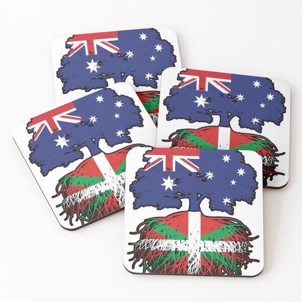 Item preview, Basque Australian Australia Tree Roots Flag designed and sold by FlagX.