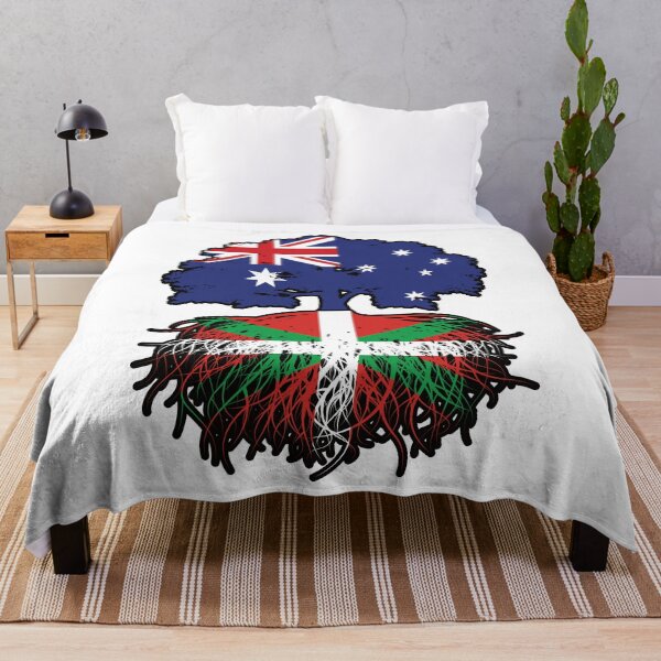 Item preview, Basque Australian Australia Tree Roots Flag designed and sold by FlagX.