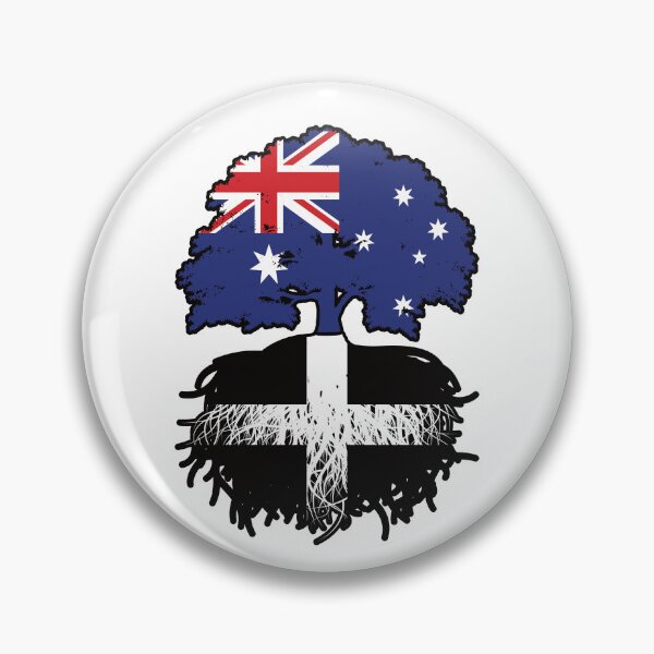 Item preview, Cornwall Cornish Australian Australia Tree Roots Flag designed and sold by FlagX.