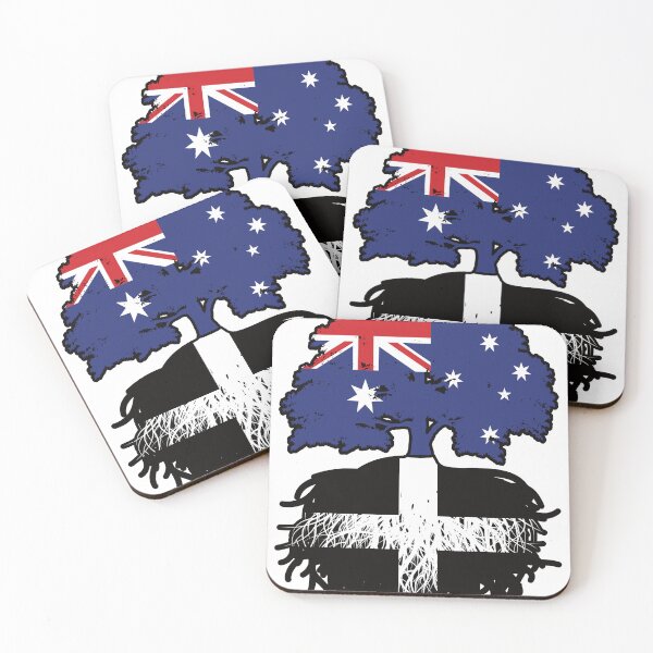 Item preview, Cornwall Cornish Australian Australia Tree Roots Flag designed and sold by FlagX.