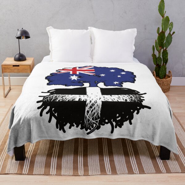 Item preview, Cornwall Cornish Australian Australia Tree Roots Flag designed and sold by FlagX.