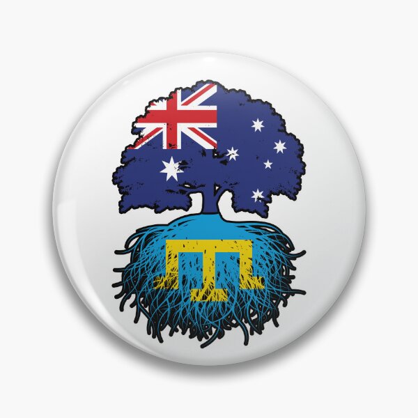 Item preview, Crimean Tatars Australian Australia Tree Roots Flag designed and sold by FlagX.
