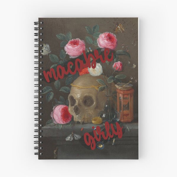 Item preview, Naturaleza muerta con calaveras macabras y femeninas designed and sold by HematiteDesign.