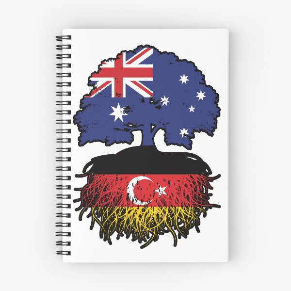 Item preview, Turkish German German Turks Australian Australia Tree Roots Flag designed and sold by FlagX.