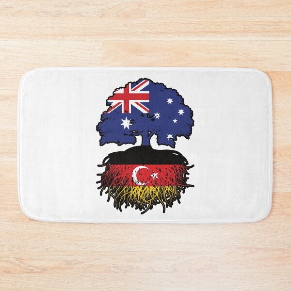 Item preview, Turkish German German Turks Australian Australia Tree Roots Flag designed and sold by FlagX.