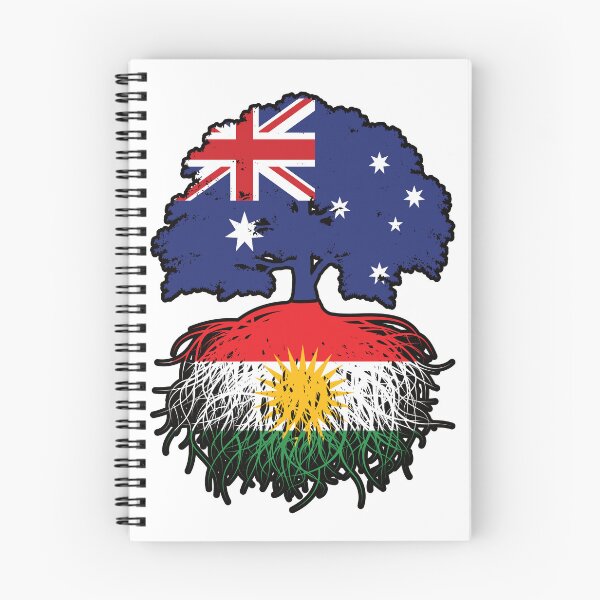 Item preview, Kurdistan Kurdish Australian Australia Tree Roots Flag designed and sold by FlagX.