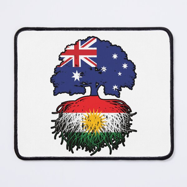 Item preview, Kurdistan Kurdish Australian Australia Tree Roots Flag designed and sold by FlagX.