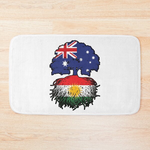 Item preview, Kurdistan Kurdish Australian Australia Tree Roots Flag designed and sold by FlagX.