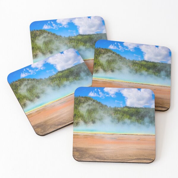 Item preview, Eye-Level Wonder: Giant Prismatic Spring's Vibrant Palette designed and sold by KMNscapes – Ireland Prints & Beyond.