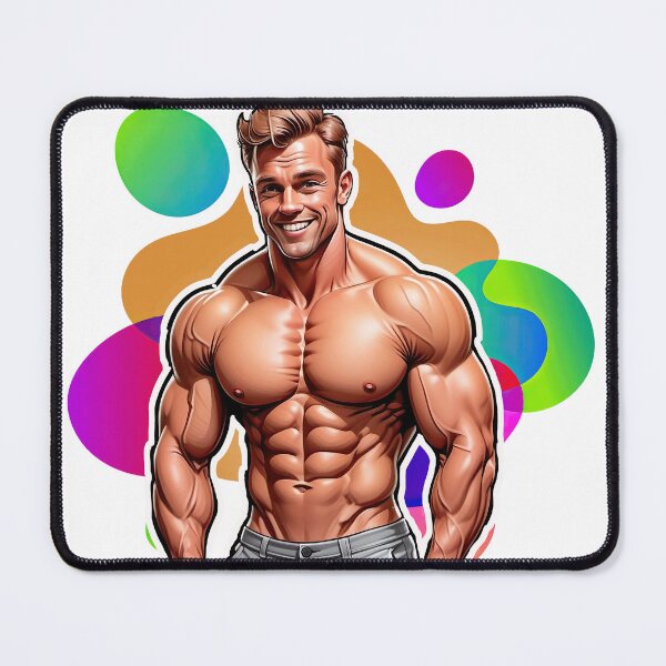 Item preview, New Series: Bodybuilder Sticker #55 designed and sold by ForeverPrintsOK.