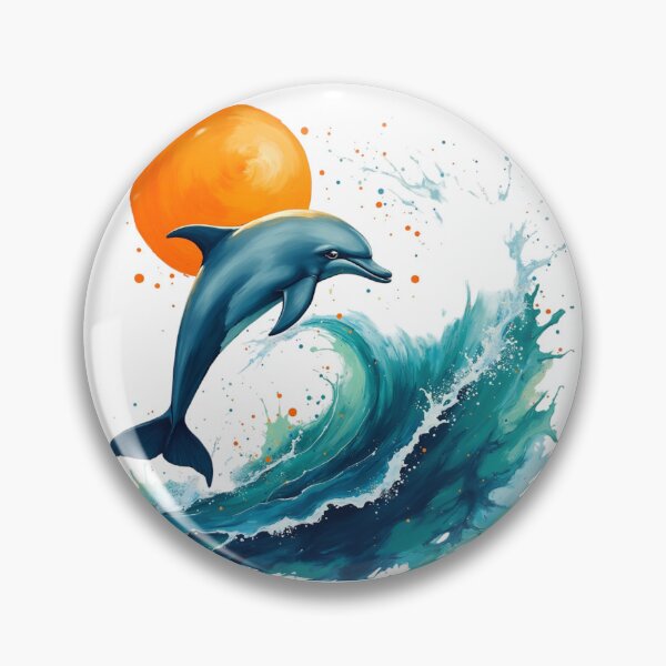 Item preview, Dolphin Jumping through the waves designed and sold by jkrphoto.