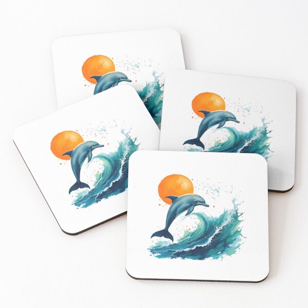 Item preview, Dolphin Jumping through the waves designed and sold by jkrphoto.