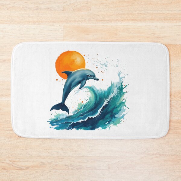 Item preview, Dolphin Jumping through the waves designed and sold by jkrphoto.