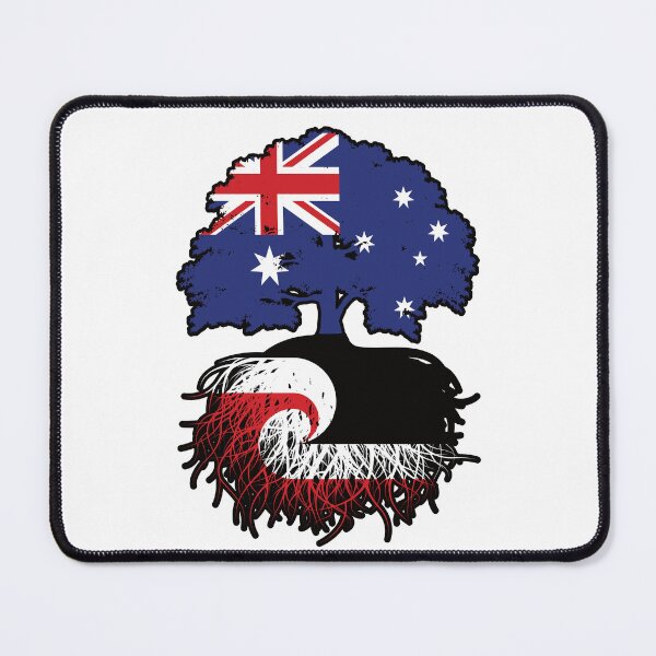 Item preview, Aotearoa Maori Australian Australia Tree Roots Flag designed and sold by FlagX.