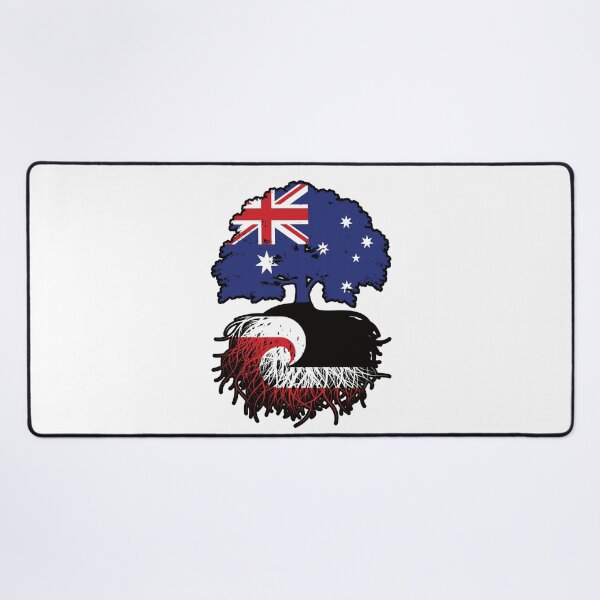 Item preview, Aotearoa Maori Australian Australia Tree Roots Flag designed and sold by FlagX.