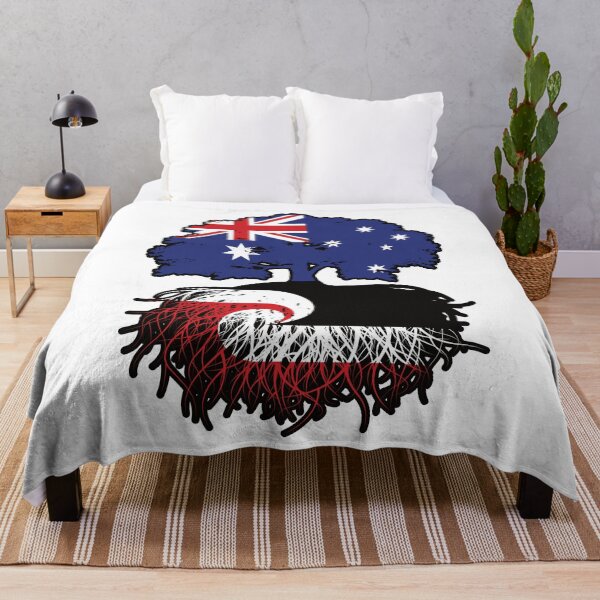 Item preview, Aotearoa Maori Australian Australia Tree Roots Flag designed and sold by FlagX.
