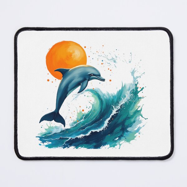 Item preview, Dolphin Jumping through the waves designed and sold by jkrphoto.
