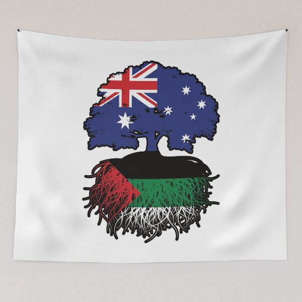 Item preview, Arabism Arab Australian Australia Tree Roots Flag designed and sold by FlagX.