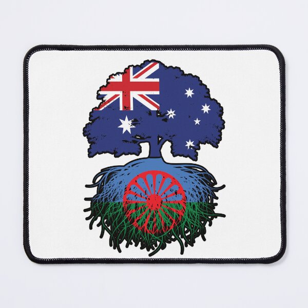 Item preview, Romani Roma Australian Australia Tree Roots Flag designed and sold by FlagX.
